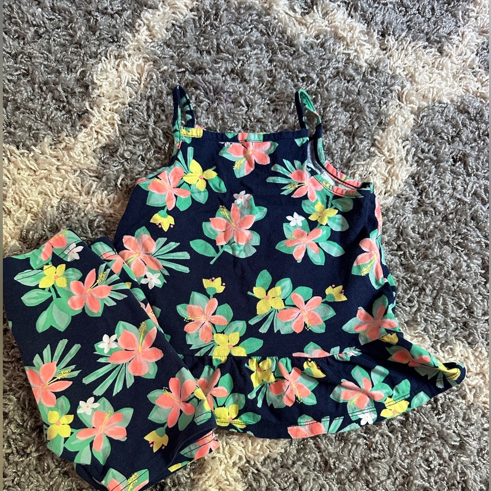 CARTER’S -Floral Matching set
